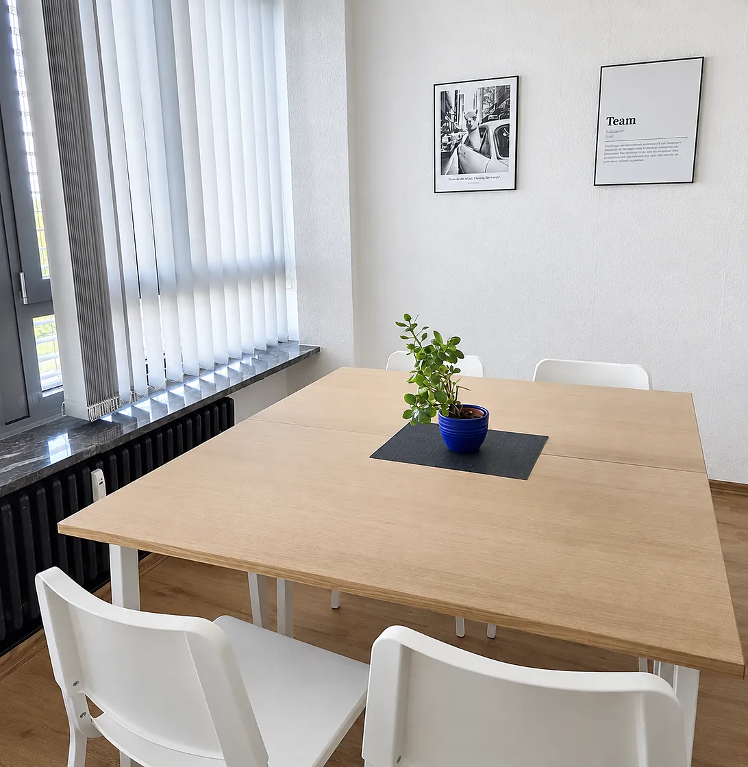 Besprechungsraum im WAZ Werksarztzentrum Saar – Ort für Teambesprechungen
